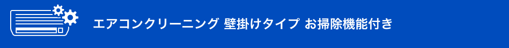 お掃除機能付きエアコンクリーニング